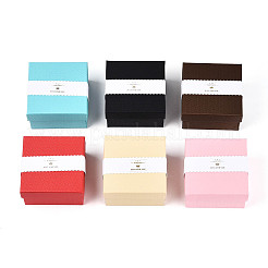 6Pcs 6 Colors Cardboard Jewelry Watch Storage Boxes&nbsp;CBOX-N015-05D