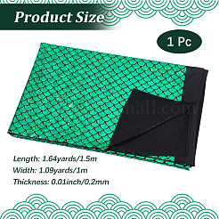 1M Fish Scale Pattern Spandex Fabrics&nbsp;DIY-CY0003-51B