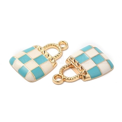Alloy Enamel Pendant Rhinestone Setting&nbsp;ENAM-K069-06G-03