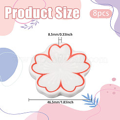 Porcelain Chopstick Stand&nbsp;AJEW-WH0031-86A
