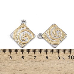 304 Stainless Steel Pendants&nbsp;STAS-B094-22GP