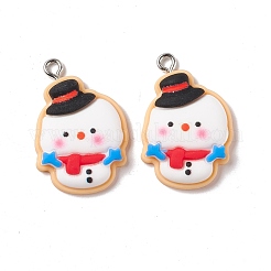 Christmas Theme Opaque Resin Pendants&nbsp;FIND-E025-01
