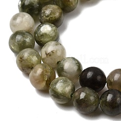 Natural Green Lepidolite Beads Strands&nbsp;G-K350-B01-6mm