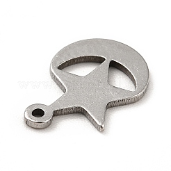 Non-Tarnish 201 Stainless Steel Pendants&nbsp;STAS-P312-18P