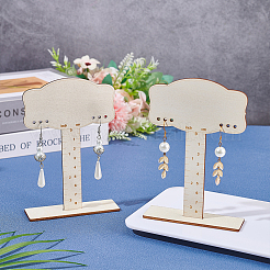 1 Set Wooden Earring Display Stands&nbsp;EDIS-BC0001-03