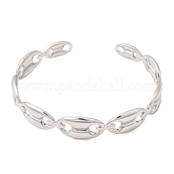304 Stainless Steel Mariner Chain Cuff Bangles for Women&nbsp;SA-CBA82C8-07P