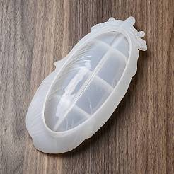 Feather DIY Jewelry Plate Silicone Molds&nbsp;DIY-P074-02