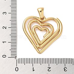 Golden Plated 304 Stainless Steel Pendants&nbsp;STAS-L272-004G-02