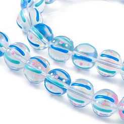 Transparent Glass Beads Strands&nbsp;LAMP-F029-01G
