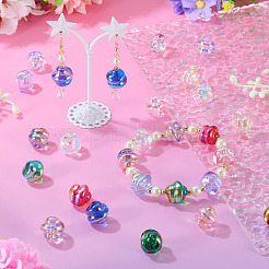 28Pcs 14 Colors Electroplate Transparent Acrylic Beads&nbsp;TACR-TA0001-72
