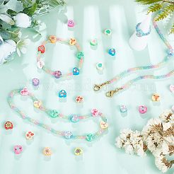 300PCS Handmade Polymer Clay Beads&nbsp;CLAY-NB0001-49