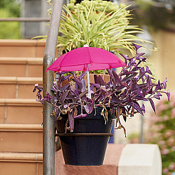 10Pcs 10 Colors Mini Polyester Doll Umbrella&nbsp;AJEW-GO0001-93