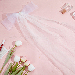 Bowknot Polyester Mesh Bridal Veils&nbsp;AJEW-WH0609-534