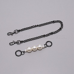 Zinc Alloy Curb Chain Bag Straps&nbsp;FIND-TAC0003-14A