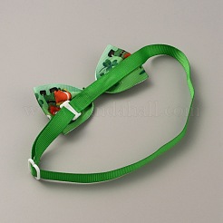 Adjustable Cloth Pet Bow Ties&nbsp;AJEW-WH0258-563F