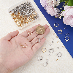 100Pcs 304 Stainless Steel Leverback Earring Findings&nbsp;STAS-PH0007-03