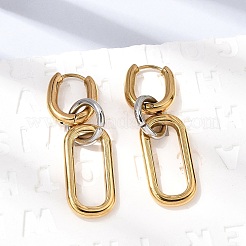 304 Stainless Steel Hoop Earrings for Women&nbsp;EJEW-G463-02GP