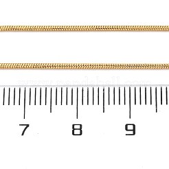 Long-Lasting Plated Brass Snake Chain Necklaces&nbsp;NJEW-K112-04G-NF