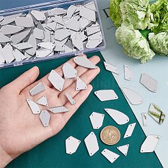 180Pcs 10 Style Sew On Mirror Rhinestones&nbsp;DIY-PH0008-73
