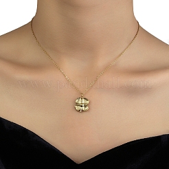 201 Stainless Steel Pendant Necklaces for Women&nbsp;NJEW-D055-07G