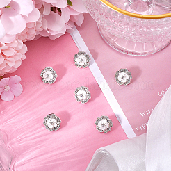 12Pcs Alloy Rhinestone Shank Buttons&nbsp;BUTT-GF0003-66