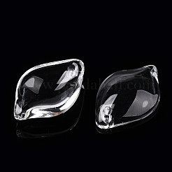 Transparent Glass Petal Beads&nbsp;GLAA-N001-14