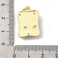 Brass Enamel Pendants&nbsp;KK-K302-19A-G
