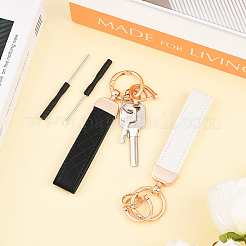2 Bags 2 Colors Fiber Alloy Keychains&nbsp;KEYC-SC0001-92