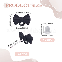 42Pcs Spray Painted Alloy Stud Earring Findings&nbsp;FIND-ME0004-21A