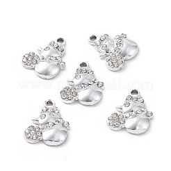 Alloy Crystal Rhinestone Pendants&nbsp;ALRI-C008-40P