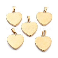 Ion Plating(IP) Fashionable 304 Stainless Steel Stamping Blank Tag Pendants&nbsp;X-STAS-J002B-01G