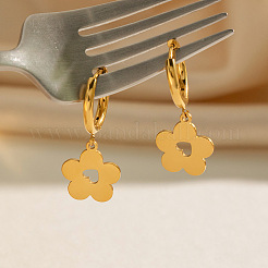 304 Stainless Steel Hoop Dangle Earrings for Women&nbsp;EX9712