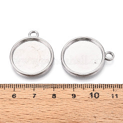 Tibetan Style Alloy Pendant Cabochon Settings&nbsp;PALLOY-N178-13AS-E