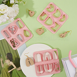 3Pcs 3 Styles Arch Trapezoid ABS Plastic Clay Cutters&nbsp;DIY-GF0009-42A