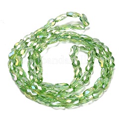 Electroplate Glass Beads Strands&nbsp;EGLA-P066-01A-AB06