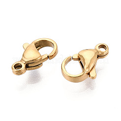 304 Stainless Steel Lobster Claw Clasps&nbsp;STAS-T065-11mm-34G