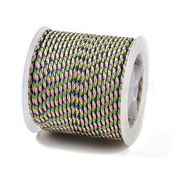 11M Polyester Braided Cord with Cotton Core & Metallic Thread&nbsp;OCOR-Z006-01-22