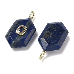 Natural Lapis Lazuli Faceted Pendants&nbsp;G-F819-01G-04