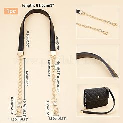 PU Leather Bag Handles&nbsp;FIND-WH0090-34