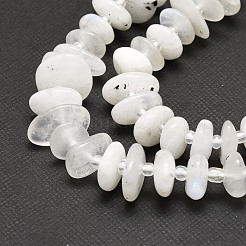Natural Rainbow Moonstone Beads Strands&nbsp;G-E569-J15