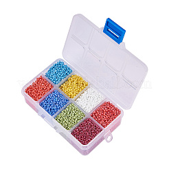 Mixed 12/0 Round Glass Seed Beads&nbsp;SEED-PH0006-2mm-06