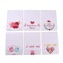 Rectangle Paper Greeting Cards&nbsp;DIY-F096-13