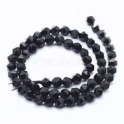 Natural Black Onyx Beads Strands&nbsp;G-K260-04A
