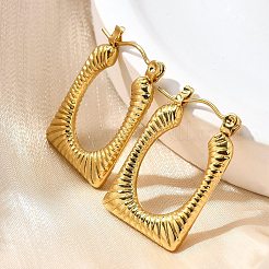 304 Stainless Steel Hoop Earrings for Women&nbsp;EJEW-L296-084G