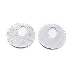 Non-Tarnish 304 Stainless Steel Pendants&nbsp;STAS-F240-03P