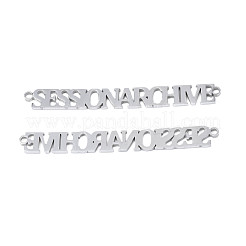 Non-Tarnish 304 Stainless Steel Connector Charms&nbsp;STAS-N095-134