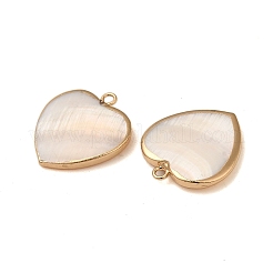 Natural Freshwater Shell Pendants&nbsp;SHEL-M021-14G