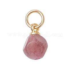 Natural Multicolor Tourmaline Faceted Dice Charms&nbsp;PALLOY-JF05110-01