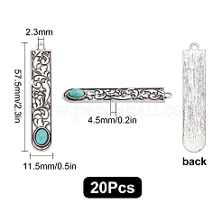 Tibetan Style Alloy Big Pendants&nbsp;FIND-SC0002-91