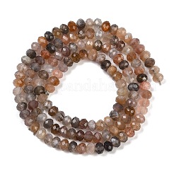 Natural Multi-Moonstone Beads Strands&nbsp;G-F778-A07-02